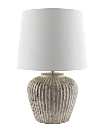 Surya Conju Accent Table Lamp In Gray