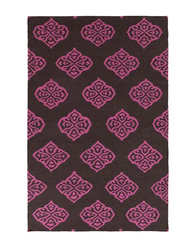 Surya Contemporary Frontier Hand-woven Rug In Purple