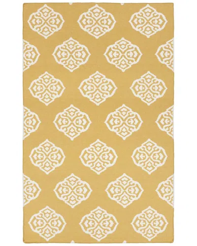 Surya Contemporary Frontier Hand-woven Rug In Yellow