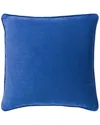 Surya Corduroy Pillow Polyester Kit In Blue