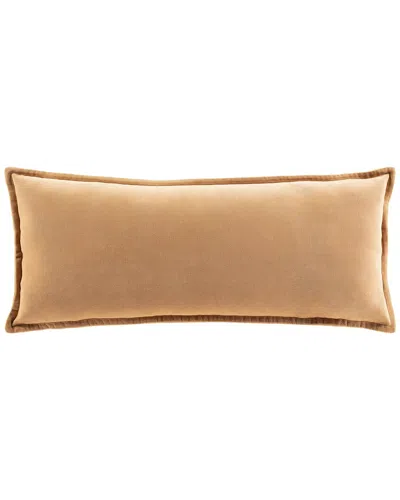 Surya Cotton Down Pillow In Camel