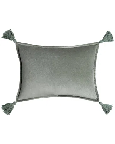 Surya Cotton Down Pillow In Green