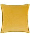 Surya Cotton Polyester Pillow In Gold