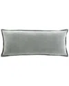 Surya Cotton Polyester Pillow In Green