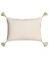Surya Cotton Polyester Pillow In Neutral