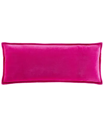 SURYA COTTON VELVET LUMBAR PILLOW