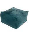 Surya Cotton Velvet Pouf