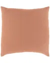 Surya Dawson Burnt Orange Euro Sham In Orange