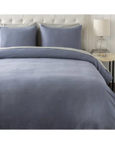 Surya Dawson Traditional Duvet Set In Denim