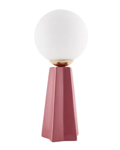 Surya Dege Accent Table Lamp In Pink