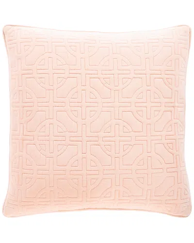 Surya Quilted Velvet Decorative Pillow