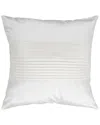 Surya Solid Pleated Decorative Pillow