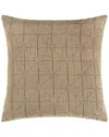 Surya Winona Down Pillow In Brown