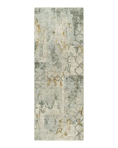 Surya Dresden Dre-2301 Runner Area Rug, 2'7 X 10' In Sage/ivory
