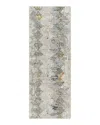 Surya Dresden Dre-2303 Runner Area Rug, 2'7 X 10' In Ivory/gray