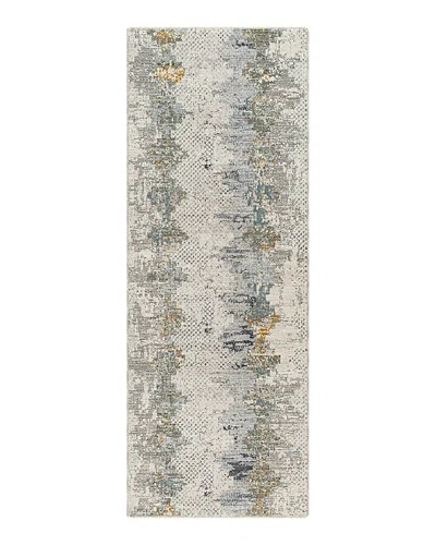 Surya Dresden Dre-2303 Runner Area Rug, 2'7 X 10' In Ivory/gray
