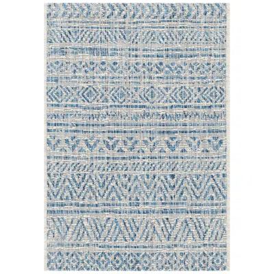 Surya Eagean Eag-2306 2'x2'11" Denim And Gray Outdoor Area Rug