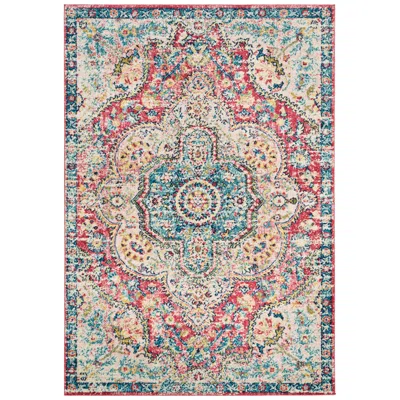Surya Elaziz Elz-2359 2'x3' Rose And Navy Oriental Area Rug