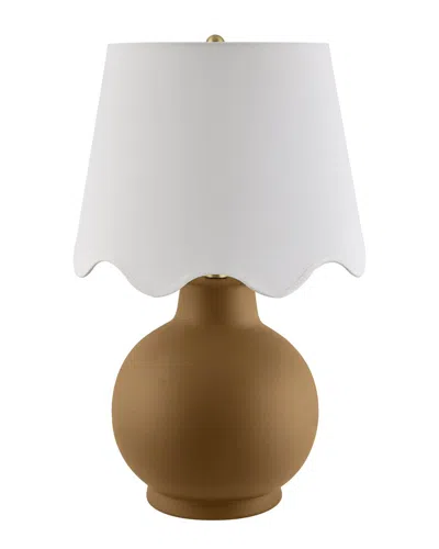 Surya Elvas Accent Table Lamp In Brown