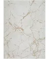 Surya Emory 527509 2'7"x7'10" Runner Area Rug In Silver