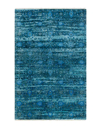 Surya Empress Hand Knotted Rug In Blue