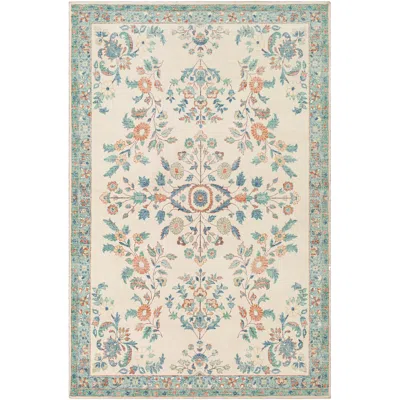 Surya Erin Ern-2307 7'6"x9'6" Cream And Sage Area Rug