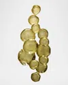 Surya Ersa Large Wall Sculpture, 39" In Gold