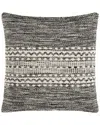 Surya Ethan Polyester Pillow In Black