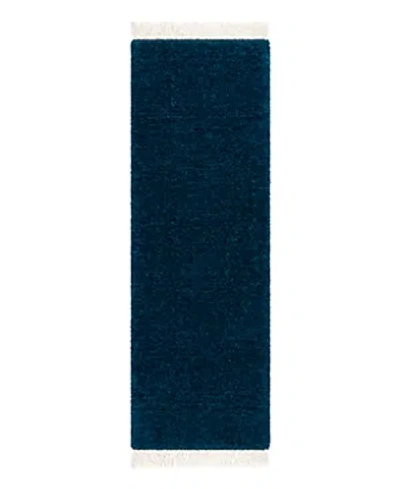 Surya Evergreen 487914 Runner Area Rug, 2'6 X 8' In Blue