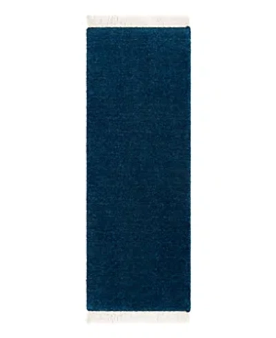 Surya Evergreen 487914 Runner Area Rug, 2'6 X 8' In Blue