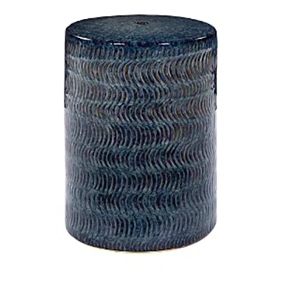 Surya Faith Garden Stool In Blue