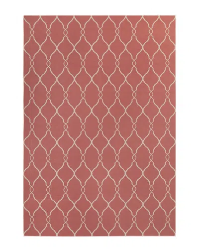 Surya Fallon Flatweave 8ft X 8ft Round Rug In Red