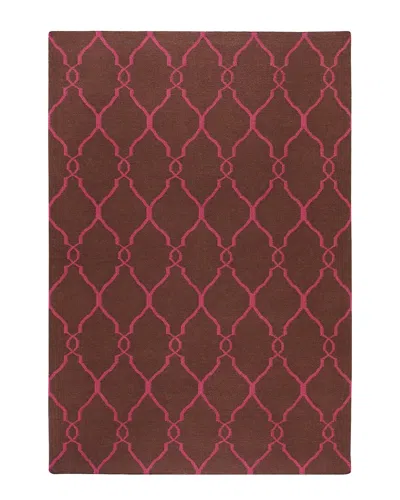 Surya Fallon Hand-woven Rug In Burgundy