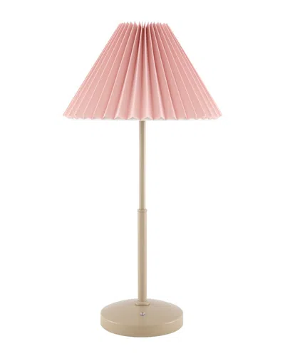 Surya Fana Accent Table Lamp In Pink