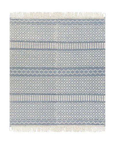 Surya Farmhouse Tassels Fts-2301 Area Rug, 9' X 12' In Blue