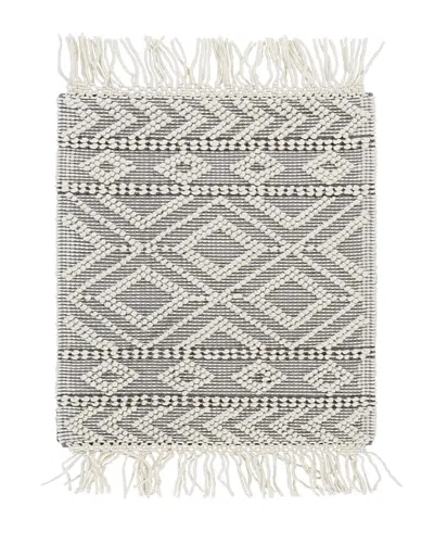 Surya Farmhouse Tassels Fts-2303 Area Rug, 6' X 9' In Gray