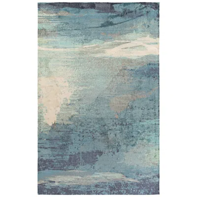 Surya Felicity Fct-8000 5'x8' Blue And Khaki Area Rug