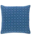 Surya Fenna Polyester Pillow In Blue