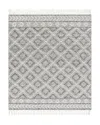 Surya Fleur Fle-2301 2'3" X 3'9" Outdoor Area Rug In Gray White