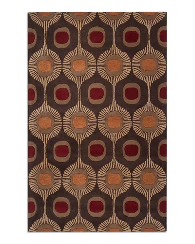Surya Forum Fm-7170 Area Rug, 4' X 6' In Dark Brown