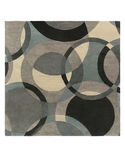 Surya Forum Fm-7193 Square Area Rug, 4' X 4' In Khaki