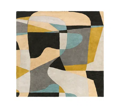 Surya Forum Fm-7194 Olive 6' Square Area Rug In Green