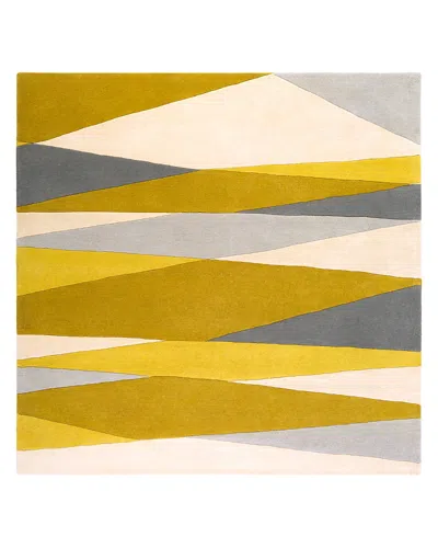 Surya Forum Fm-7203 Square Area Rug, 8' X 8' In Cream/yellow