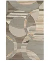 Surya Forum Fm-7210 Dark Brown 6' X 9' Area Rug In Dark Brown
