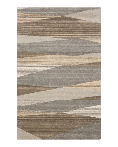 Surya Forum Fm-7211 Area Rug, 4' X 6' In Charcoal/brown