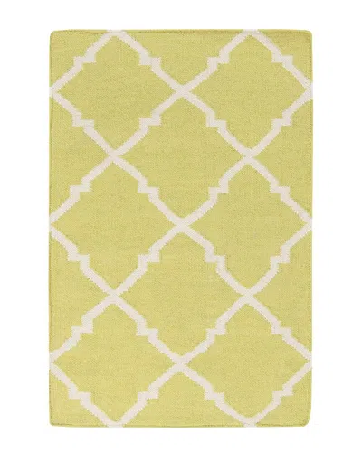Surya Frontier Geometric Hand-woven Rug In Yellow