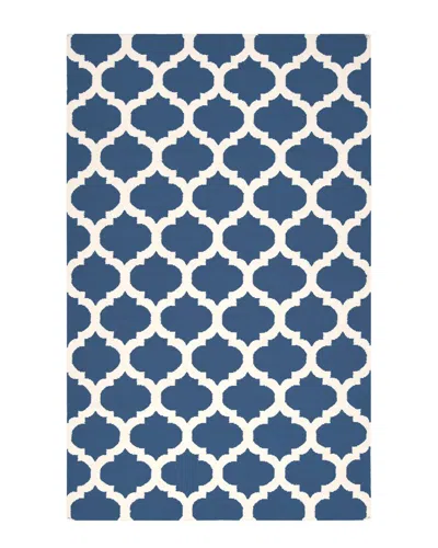Surya Frontier Hand-woven Flatweave Rug In Blue