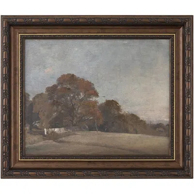 Surya Glens Falls Framed Art In Brown