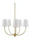 Surya Gossi Accent Table Lamp In White