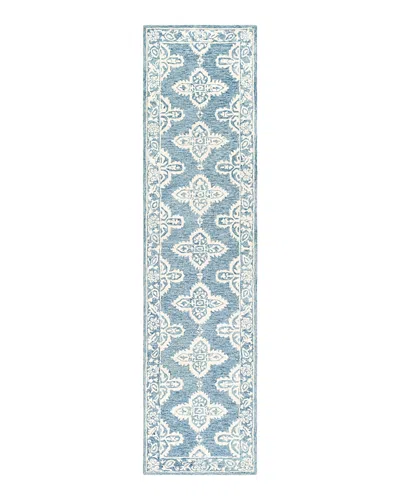 Surya Granada Gnd-2300 Runner Area Rug, 2'6 X 8' In Pale Blue/beige
